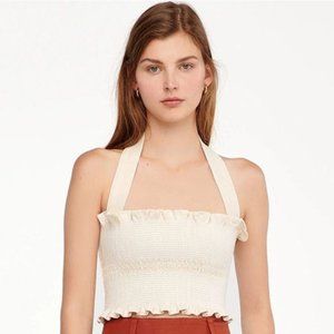NWT Capulet Penelope Smocked Crop Top